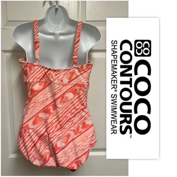 COCO CONTOURS Marbled Shaper One Piece Swimsuit - Picture 2 of 8